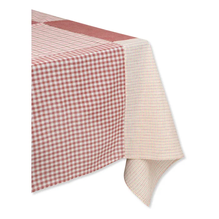 Mantel de algodón Patchwork | Rosa- Imagen del producto n°0
