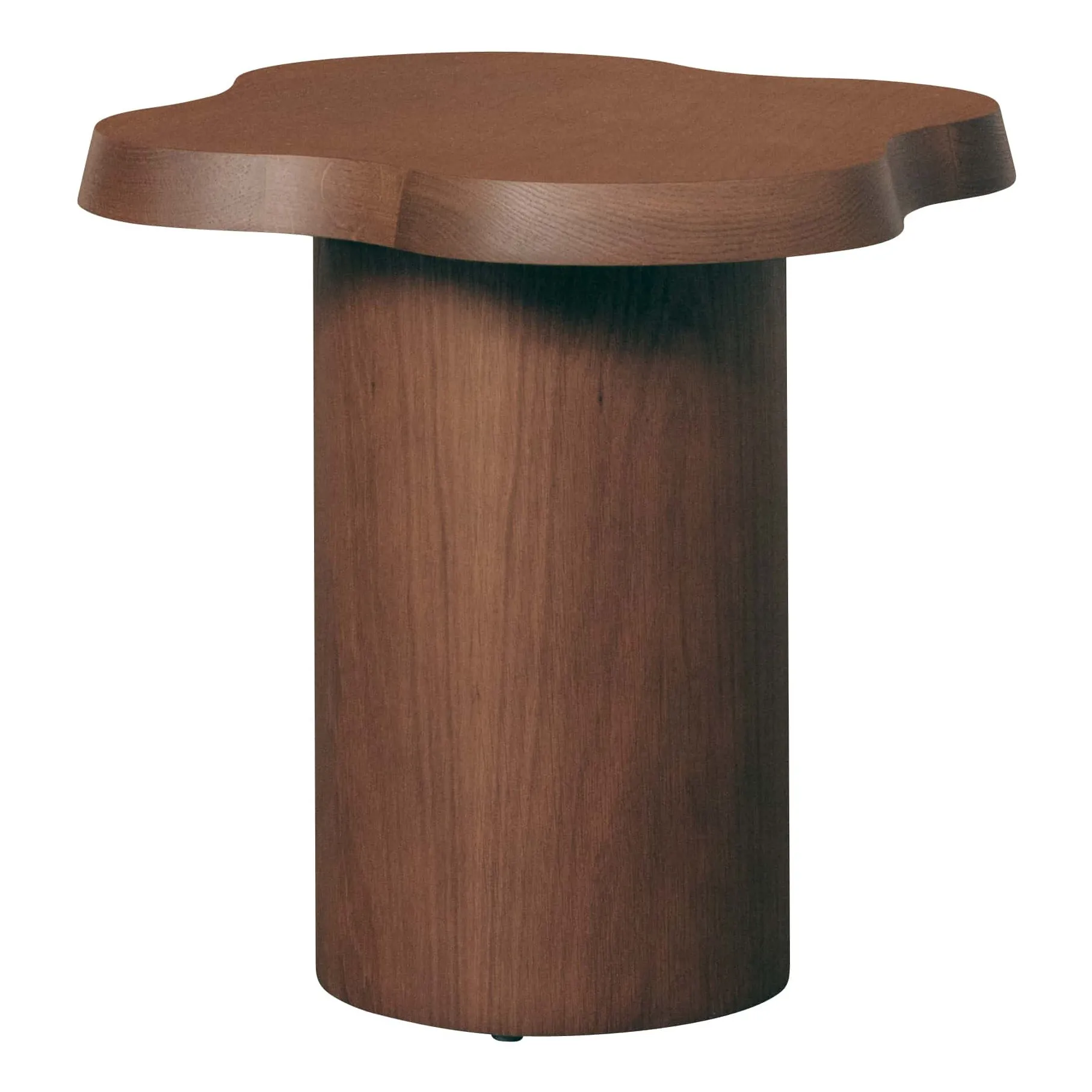 Gabrielle Paris Walnut Wood Finish Side Table