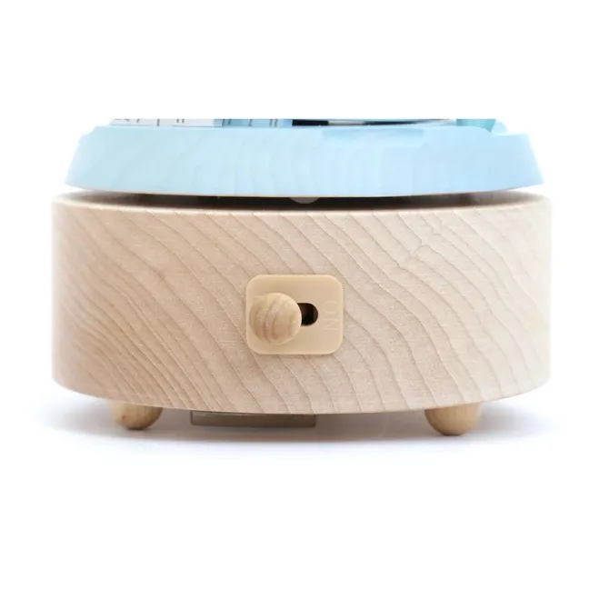 Caja de música de madera Delfines