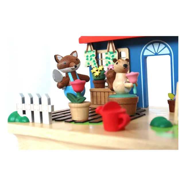 Caja de música de madera Renard