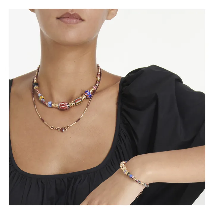 Masai XXL3 Necklace | Gold- Product image n°1