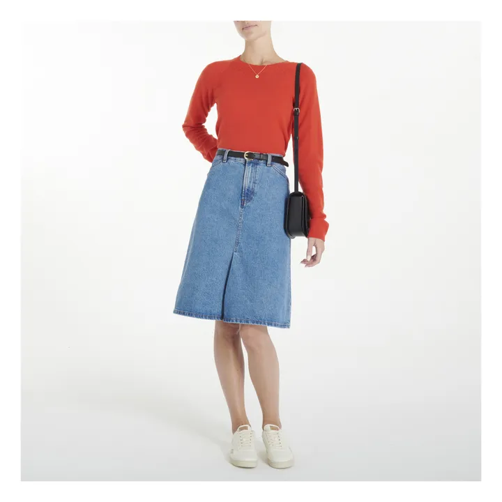 Emily Woollen Jumper | Red- Product image n°1