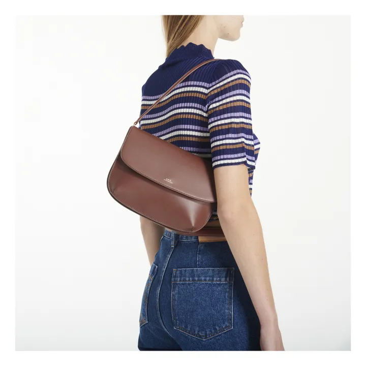 Tasche Sarah Glattleder | Haselnussbraun- Produktbild Nr. 1