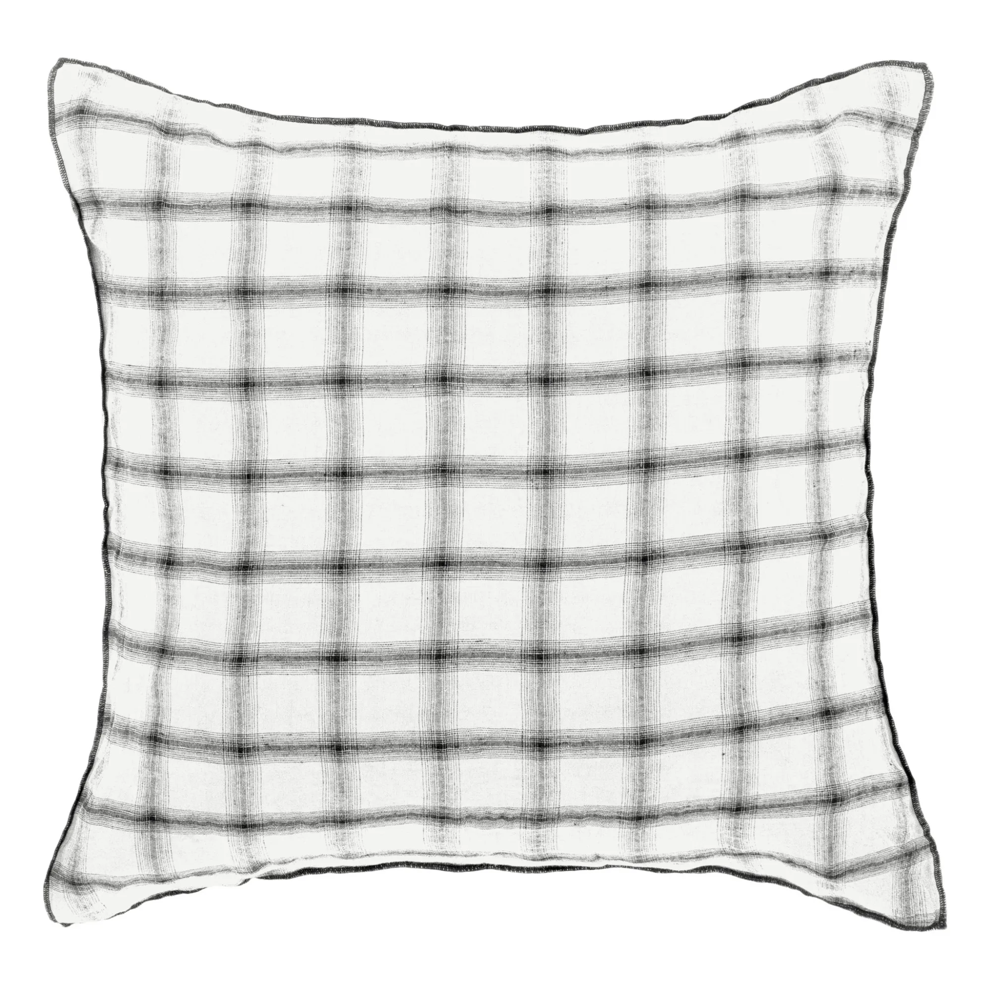 Le Monde Sauvage White Highlands Washed Linen Pillowcase