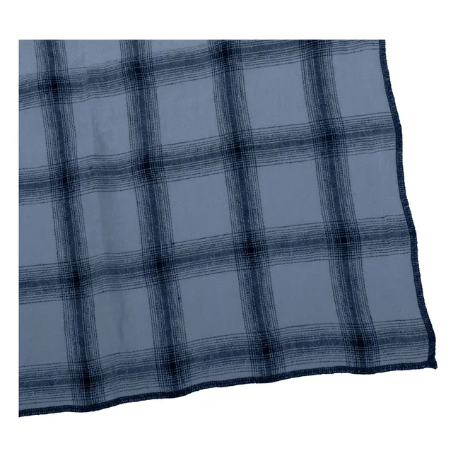 Serviettes de table Highlands en lin lavé - Set de 4 | Bleu nuit
