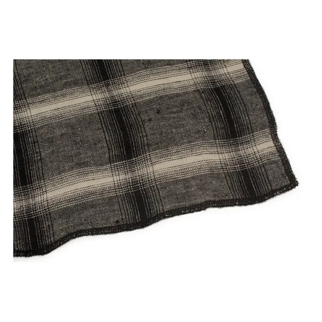 Serviette Highlands aus gewaschenem Leinen - 4er-Pack | Dunkelgrau