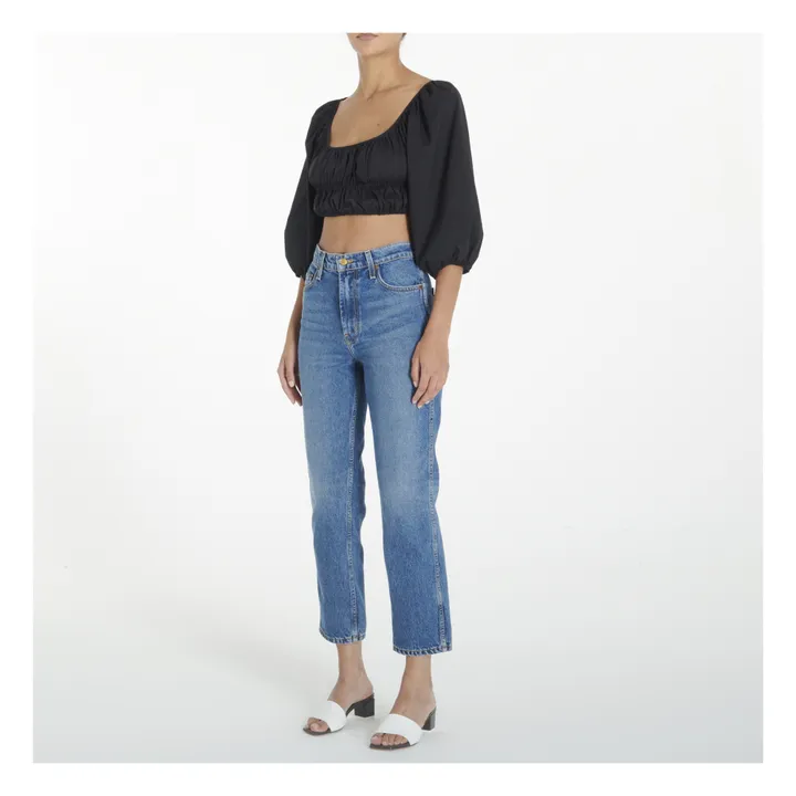 Jean Taille Haute Louis | Sydney Clean Blue- Image produit n°1
