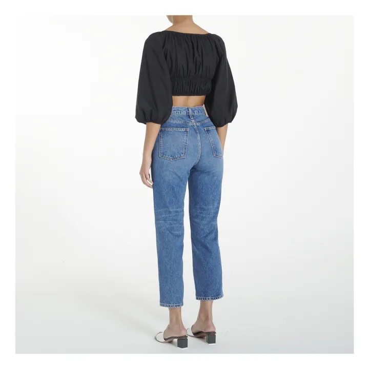 Jean Taille Haute Louis | Sydney Clean Blue- Image produit n°2