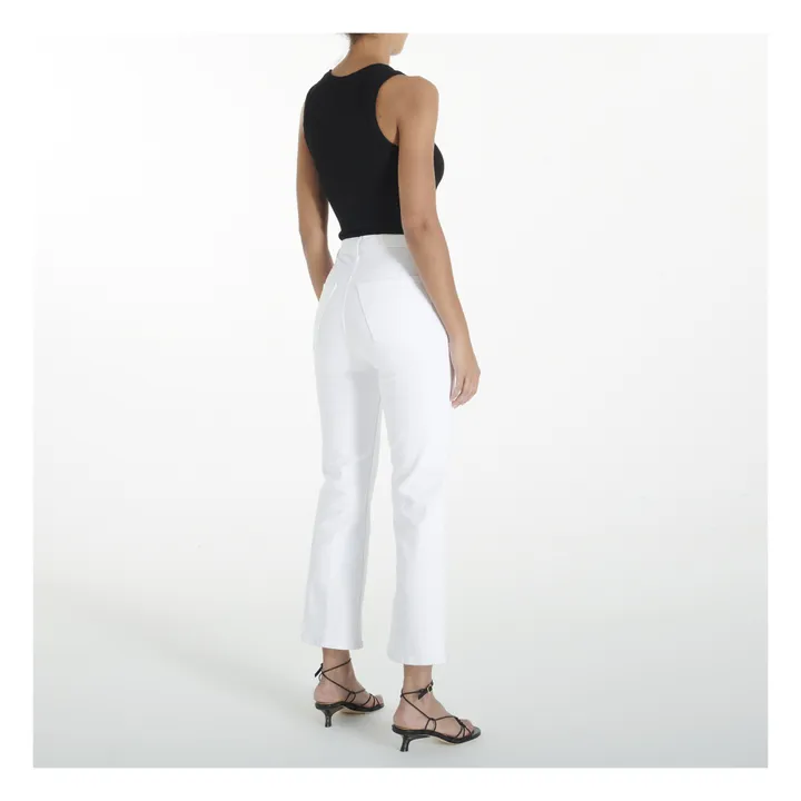 70s Crop Boot Jeans | White- Product image n°2