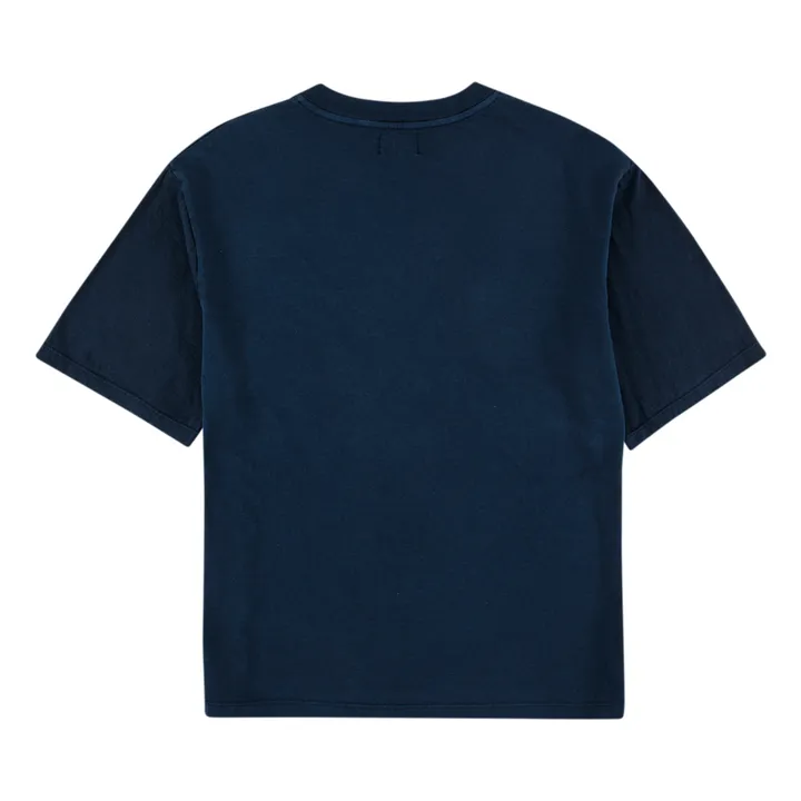 Limbo Organic Cotton Oversize T-shirt - Women’s Collection  | Midnight blue- Product image n°4