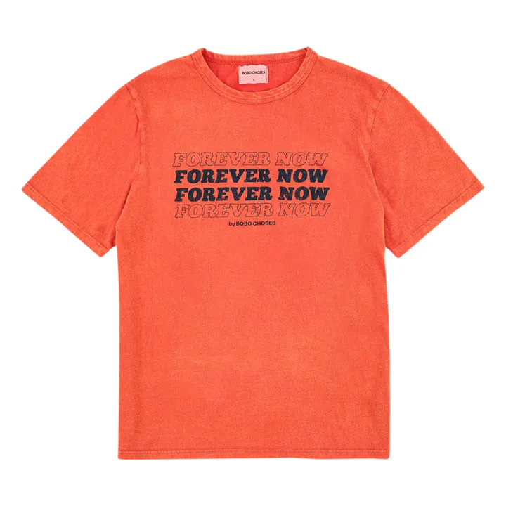 Camiseta algodón orgánico Forever Now - Colección Mujer  | Naranja- Imagen del producto n°0