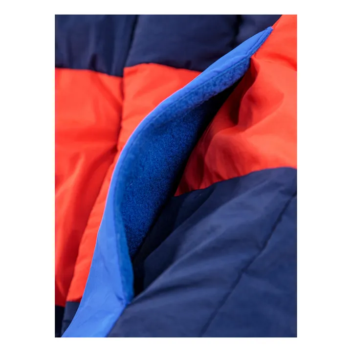 Plumífero de Materiales Reciclados Colorblock - Colección Mujer  | Azul- Imagen del producto n°9