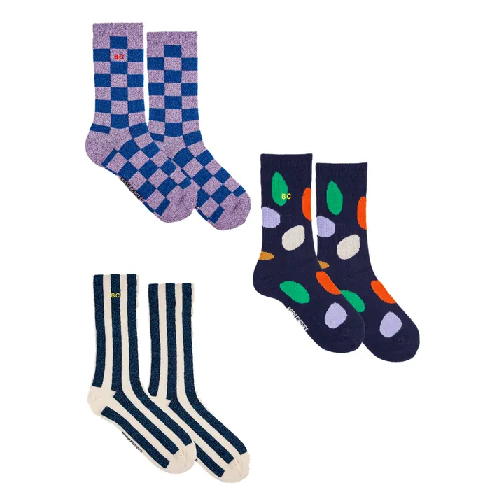 Set de 3 pares de calcetines Fun Capsule - Colección Mujer  | Azul- Imagen del producto n°0