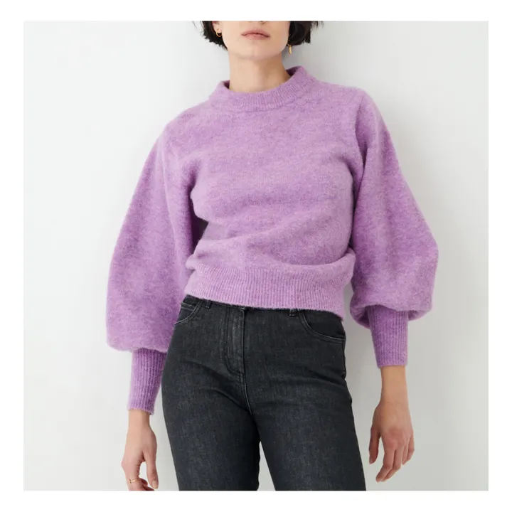 Jersey Pablito de lana y alpaca | Lila- Imagen del producto n°0