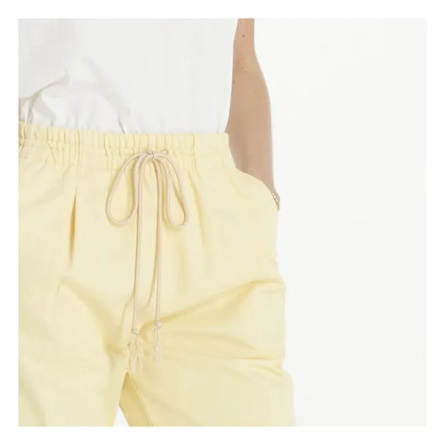 Pantalon Jogger Twill de Coton | Vanille