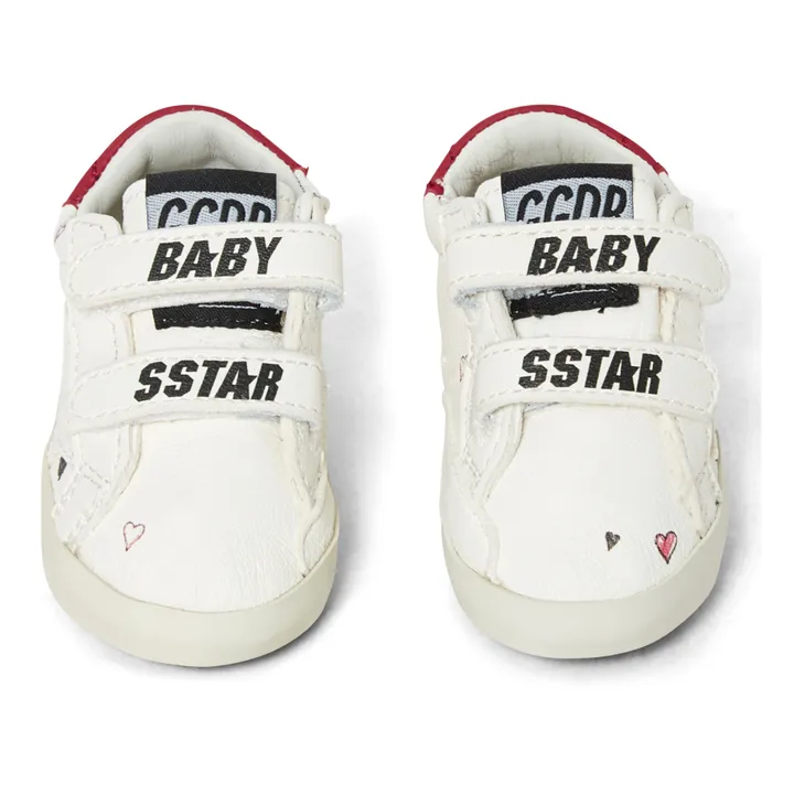 Zapatillas con velcro Baby School | Rojo- Imagen del producto n°3