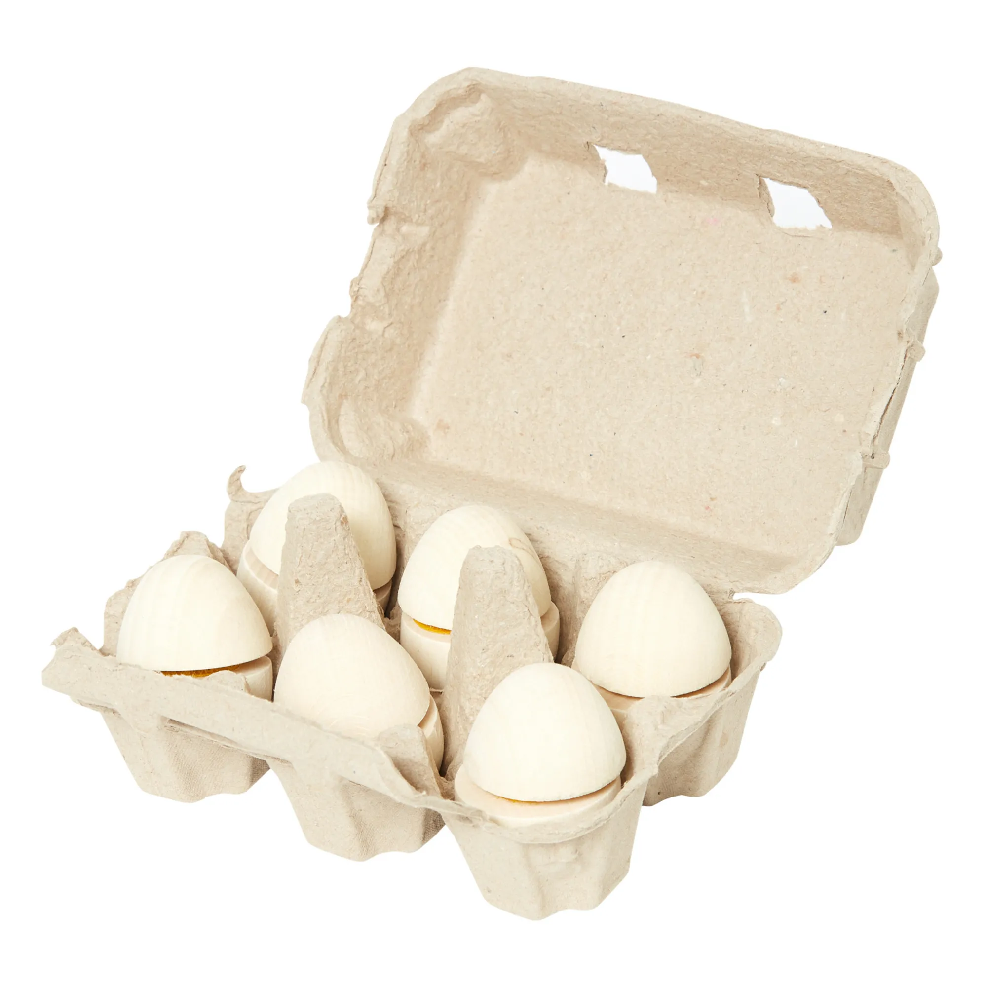 Erzi Multicoloured Carton Of 6 Toy Eggs