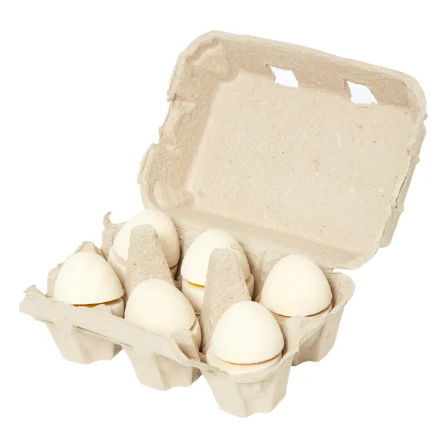 Carton of 6 Toy Eggs 