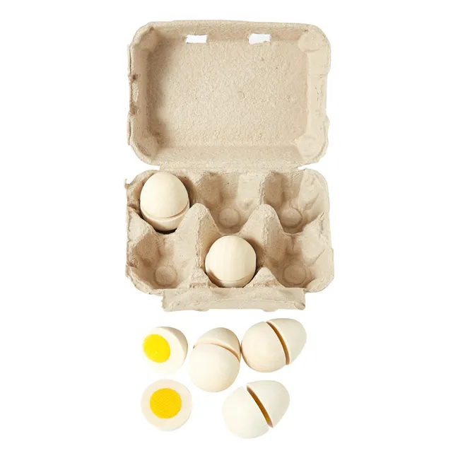 Caja de 6 huevos partidos