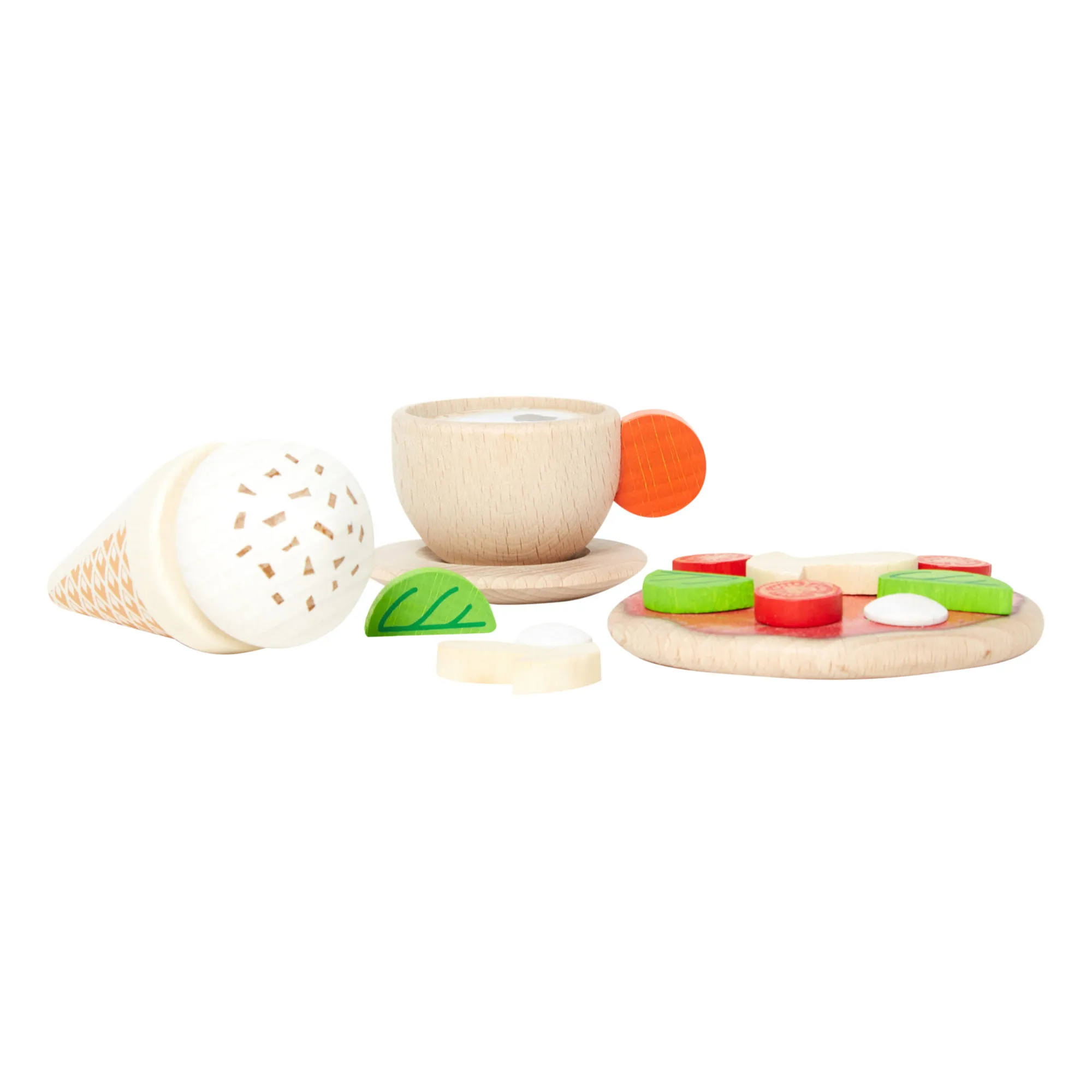 Erzi Multicoloured Italian Food Box - 17 Pieces