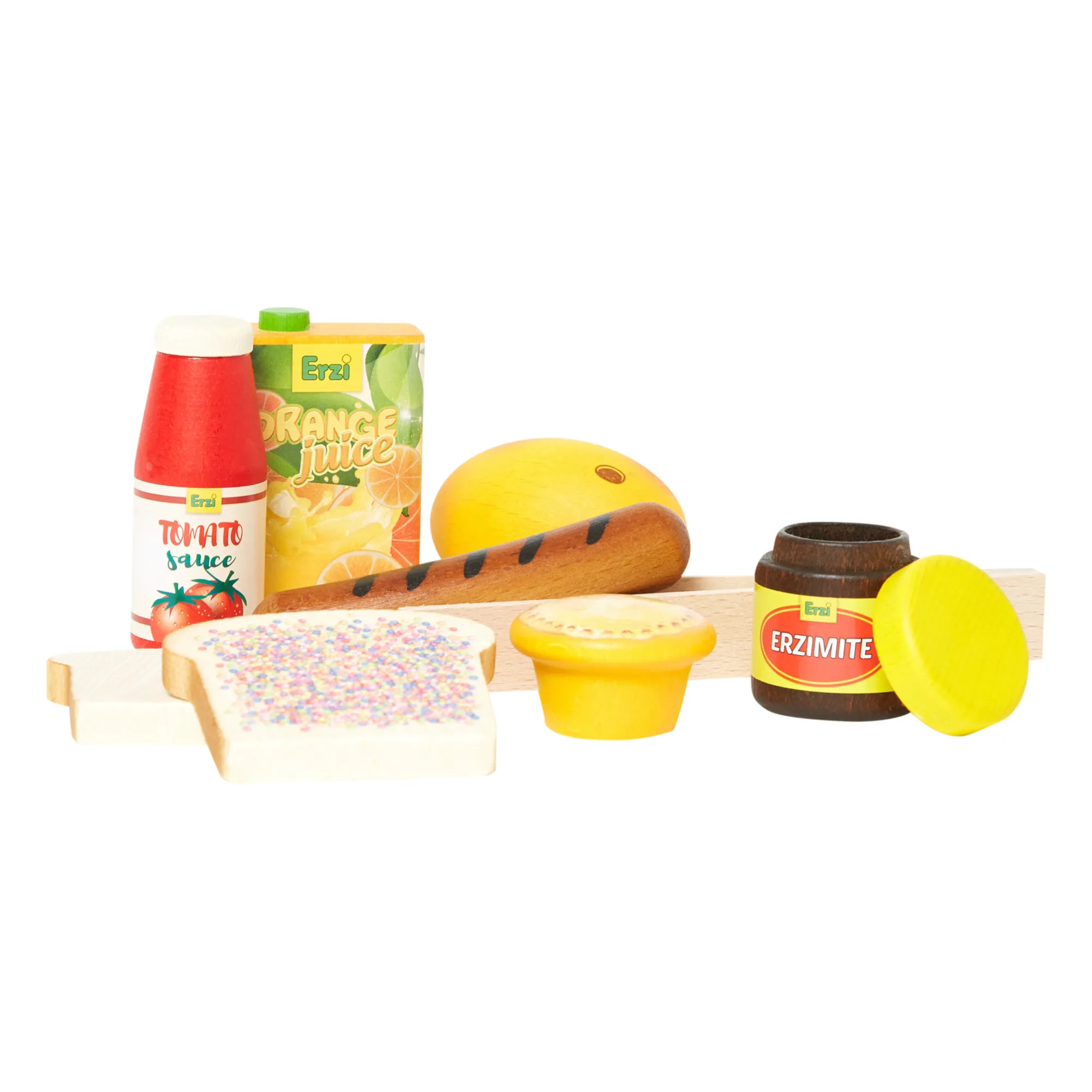 Erzi Multicoloured Australian Food Box - 10 Pieces
