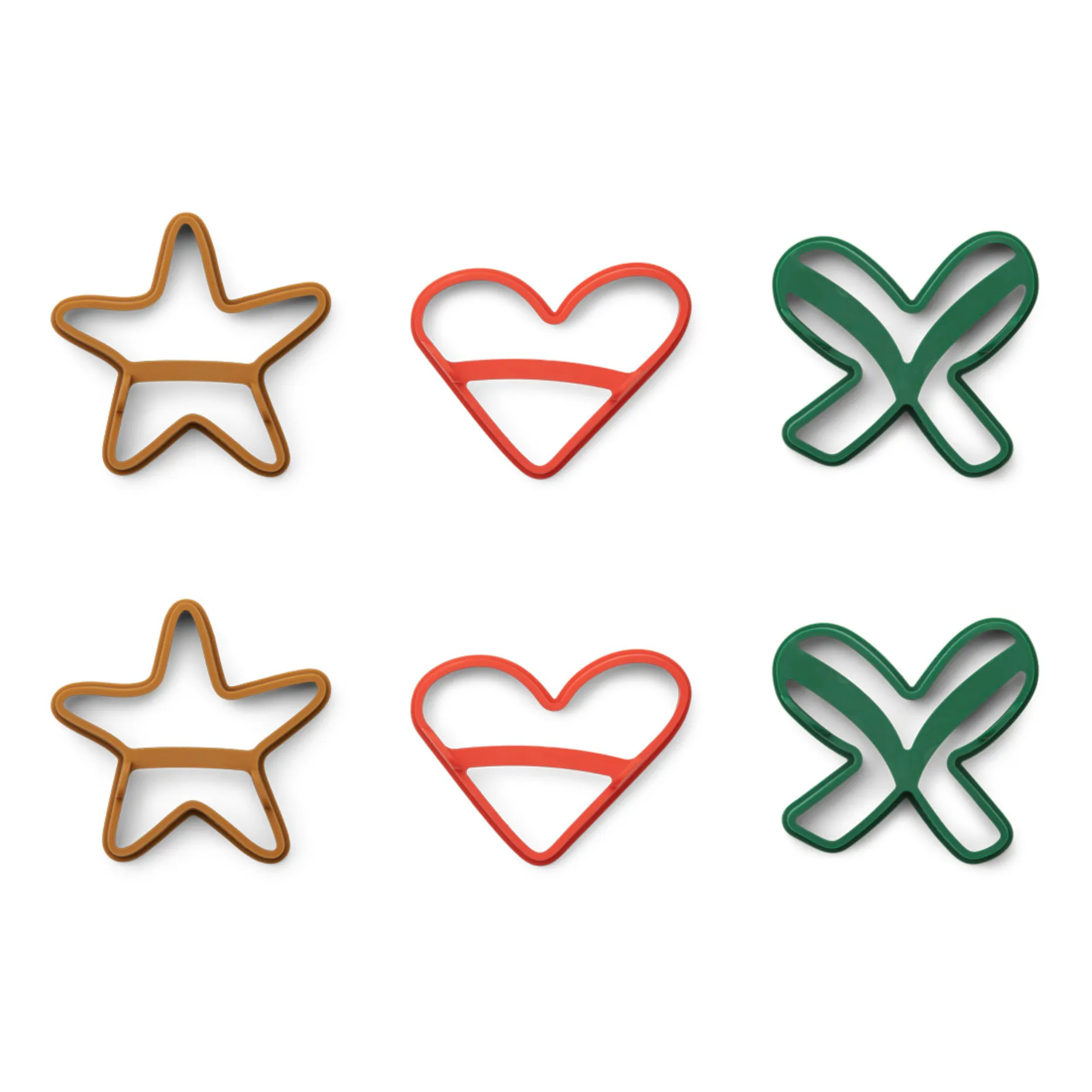 Liewood Multicoloured Karina Silicone Cookie Cutters