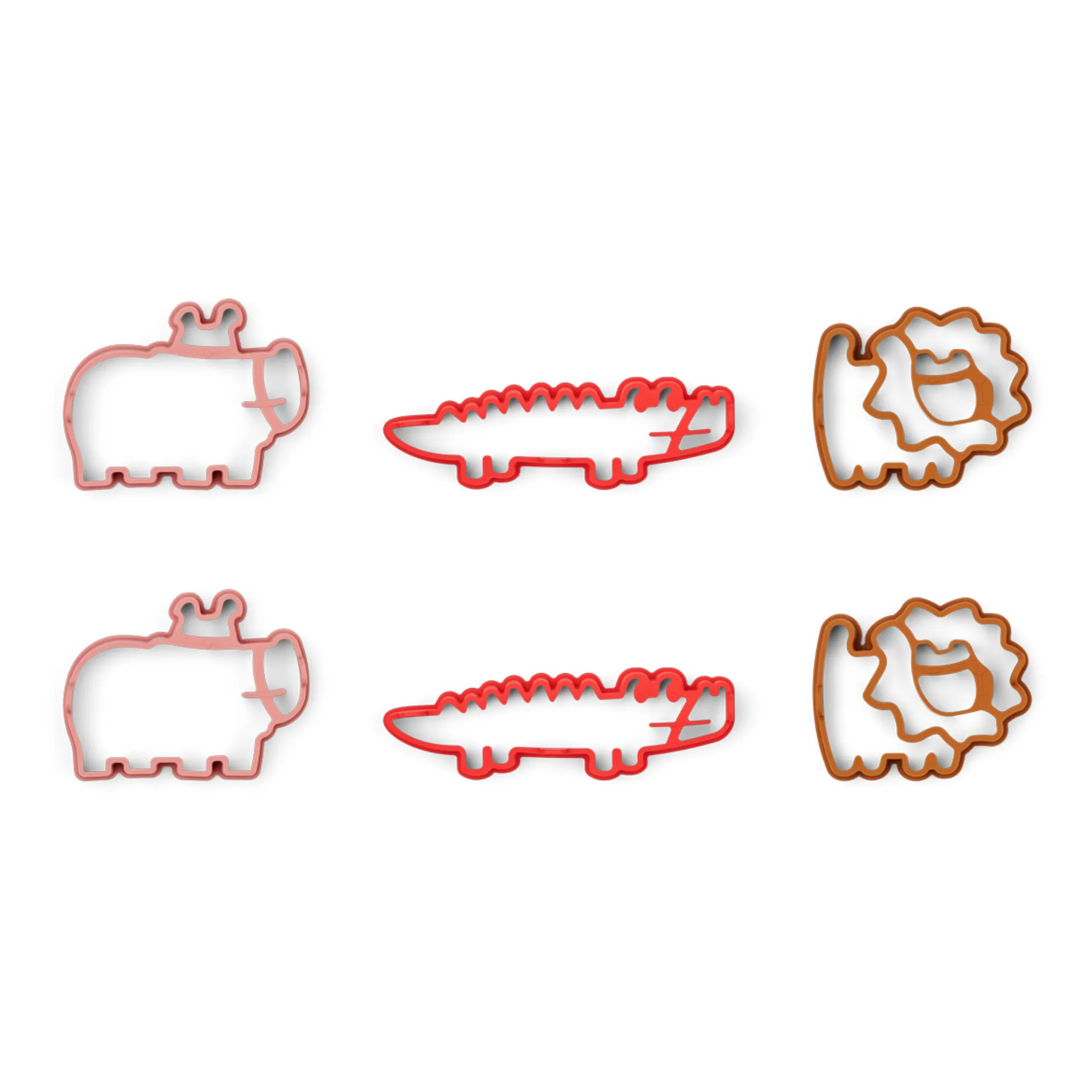 Liewood Red Karina Silicone Cookie Cutters