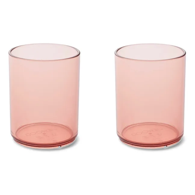 Vasos de tritán Mika - Set de 2 | Rosa