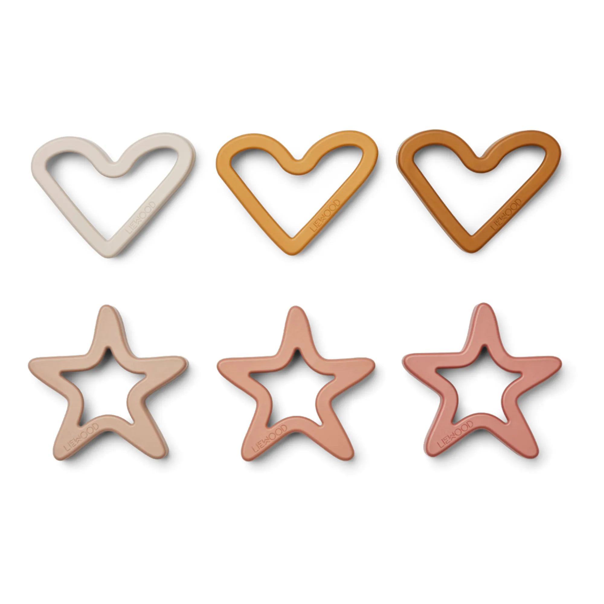 Liewood Pink Svend Silicone Cookie Cutters