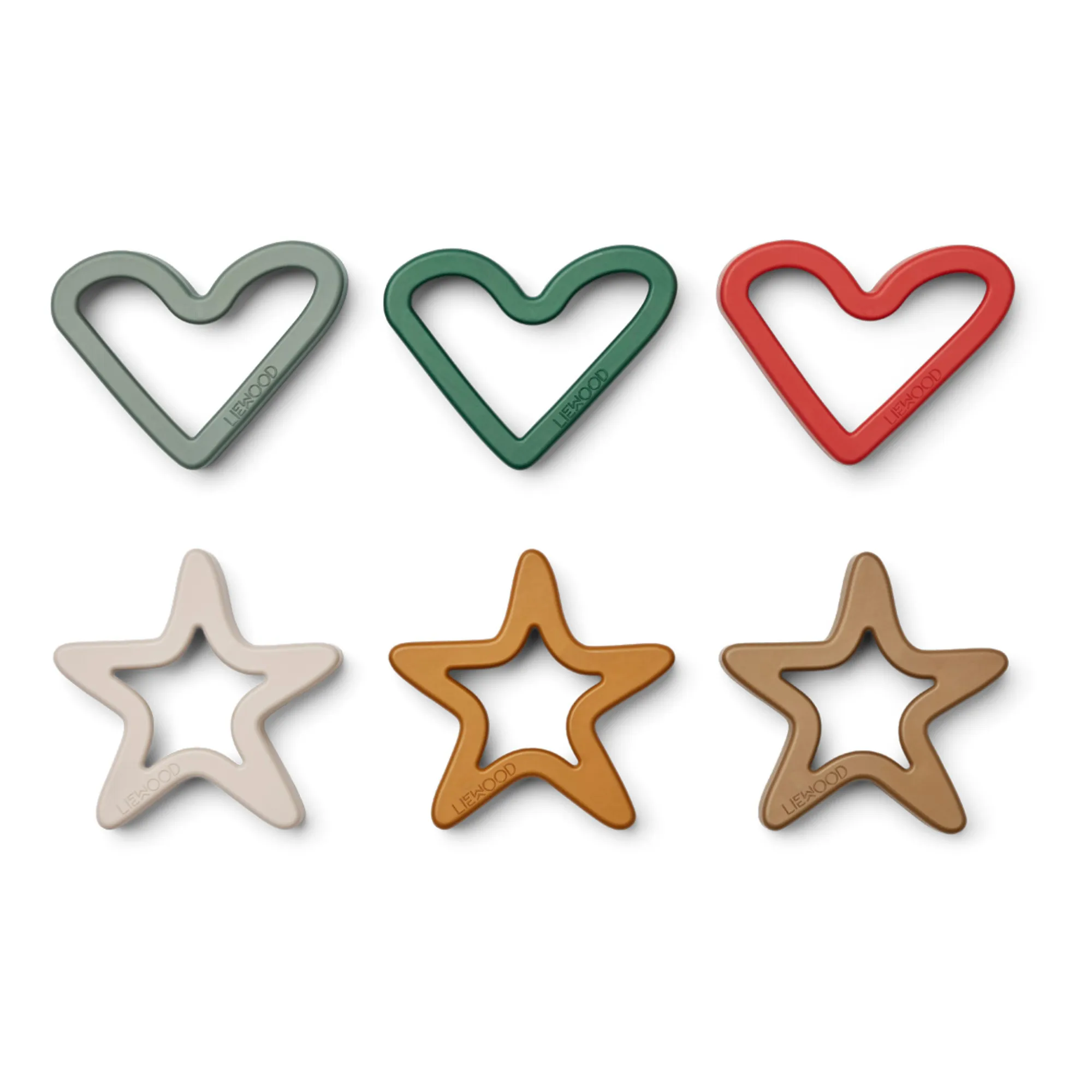 Liewood Red Svend Silicone Cookie Cutters