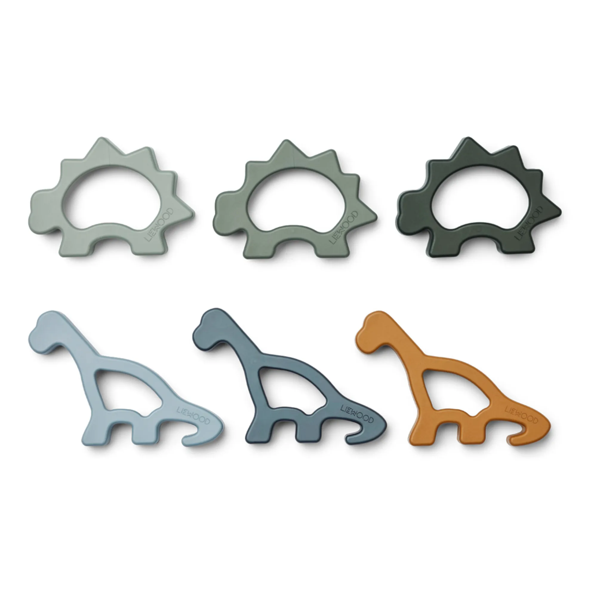 Liewood Green Svend Silicone Cookie Cutters
