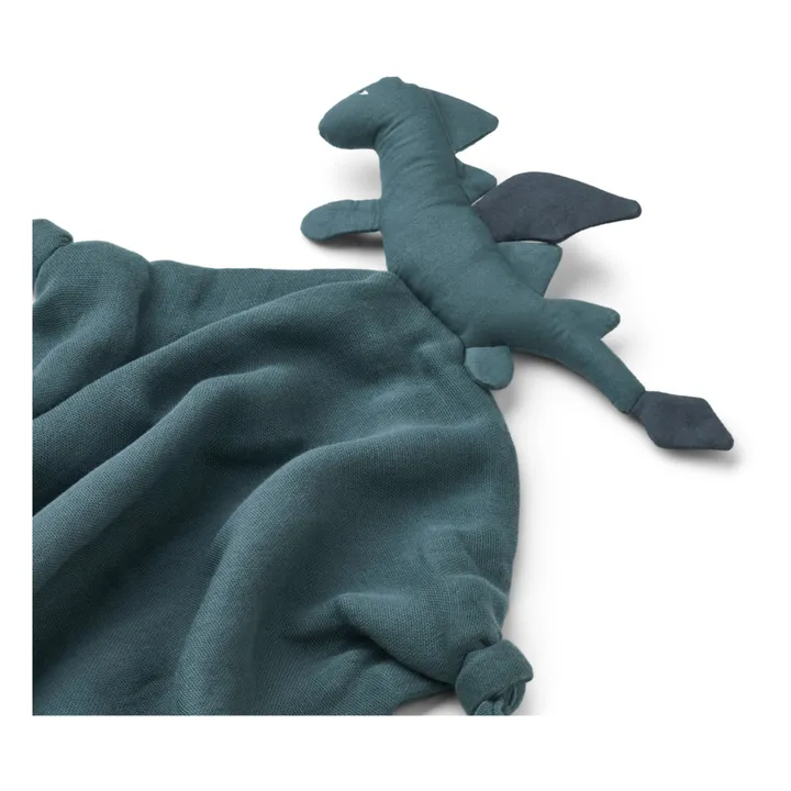 Peluche de algodón orgánico Agnete | Azul- Imagen del producto n°1