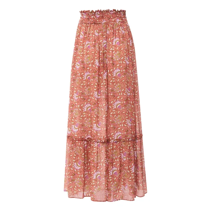 Long Skirt | Terracotta- Product image n°1