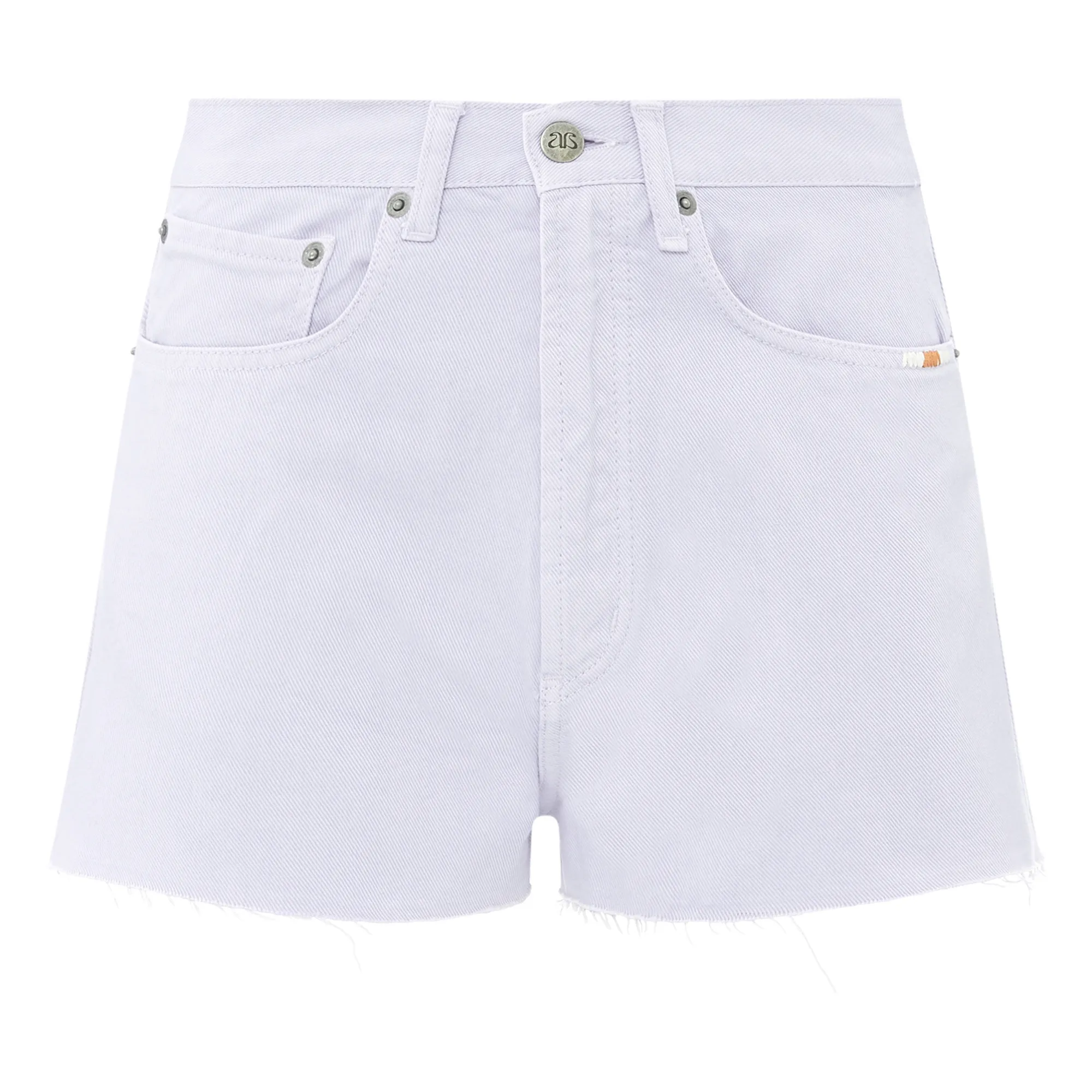 Alma Deia Lilac Denim Shorts