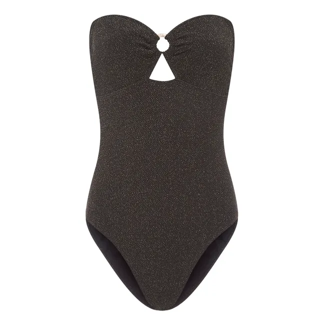 Maillot De Bain Une Pièce Bustier - Tina | Noir