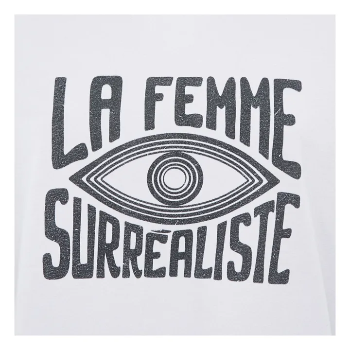 T-Shirt Rosa Imprimé Surréaliste - Coton Bio  | Lilas- Image produit n°1
