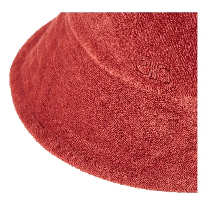 Organic Cotton Terry Cloth Bucket Hat | Rust- Product image n°5