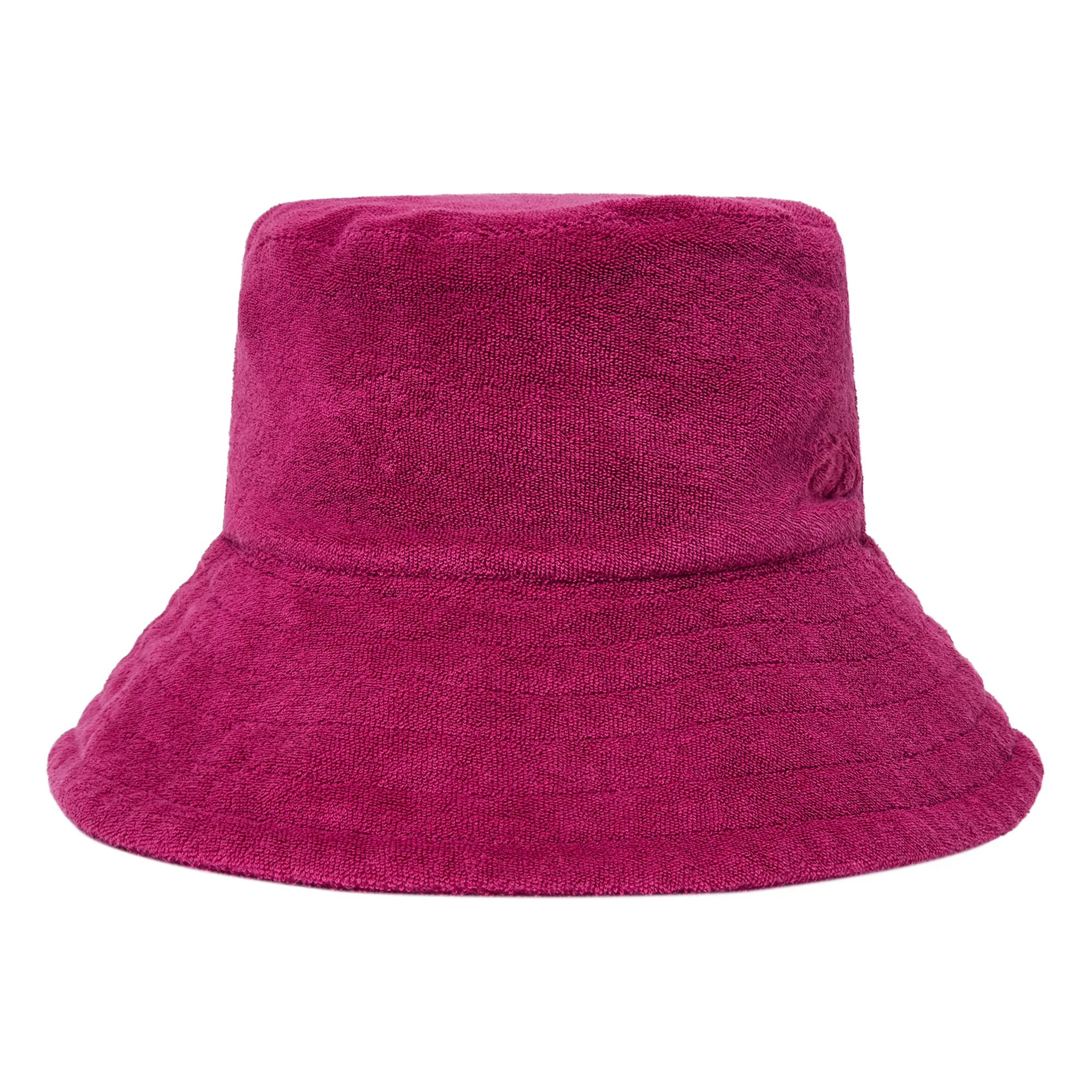 Alma Deia Fuchsia Organic Cotton Terry Cloth Bucket Hat