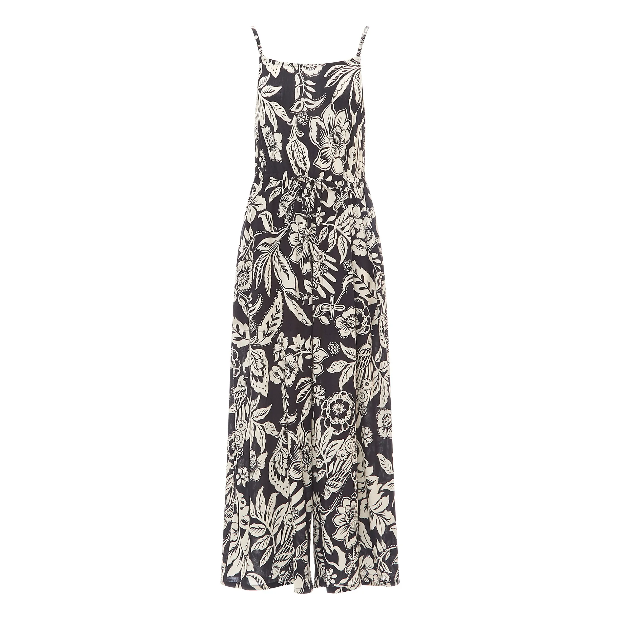 Alma Deia Black Alice Flowy Jumpsuit