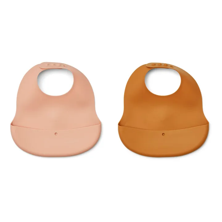 Liewood - Liewood - Bavoir Ember en silicone-set de 2