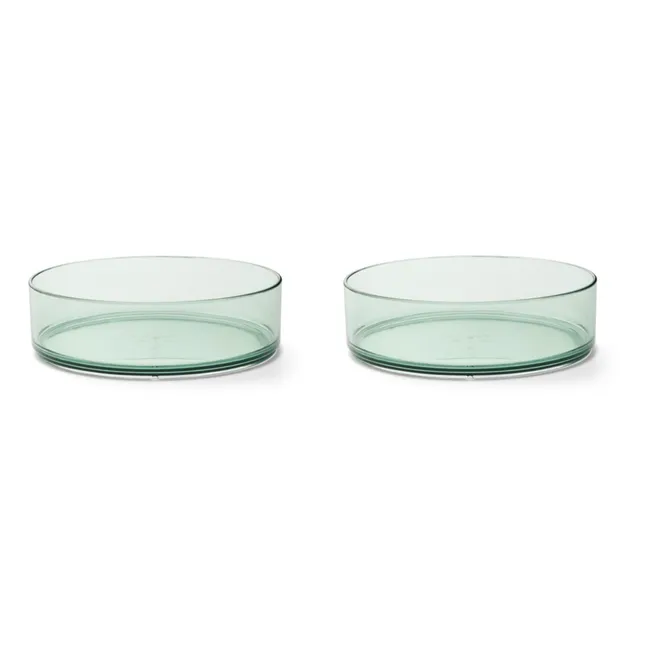Nara Tritan Bowls - Set of 2 | Pale green
