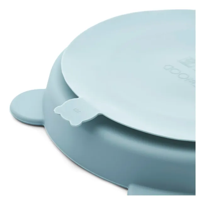 Stacy Non-Slip Plates - Set of 2 | Blue