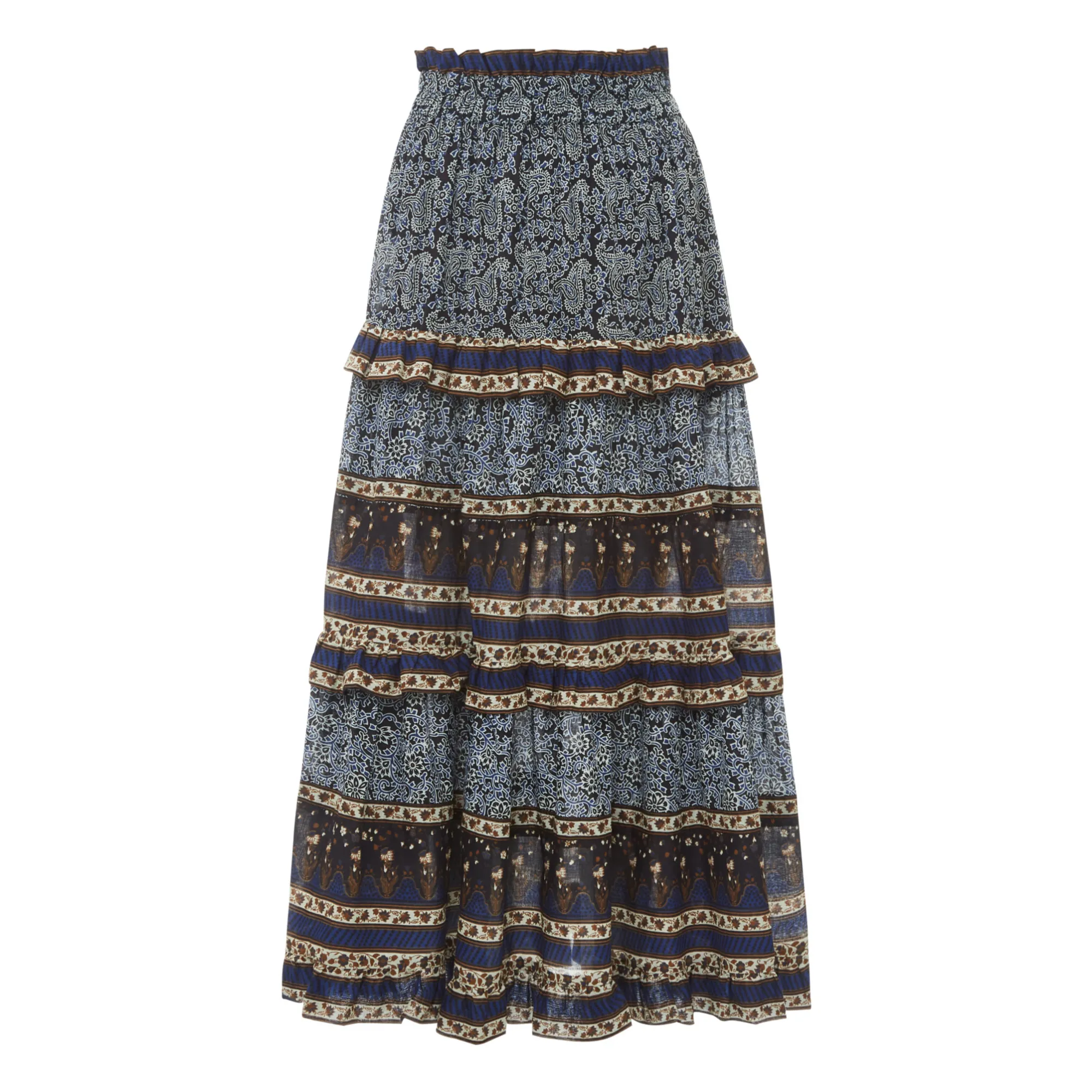 Sea Ny Black Ivette Frill Skirt