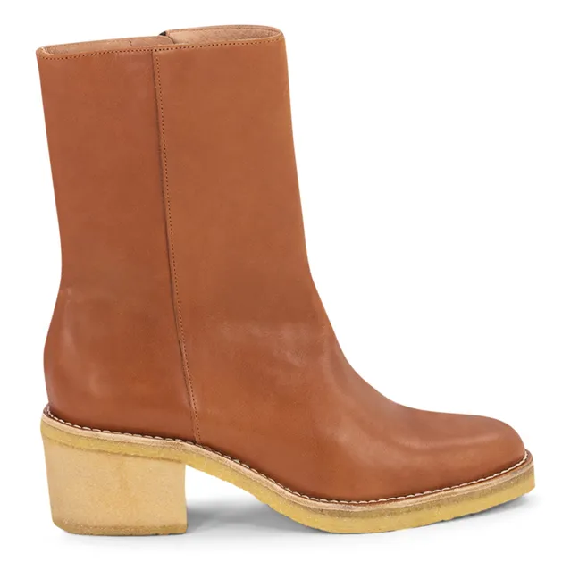 Gustavien Leather Boots | Camel