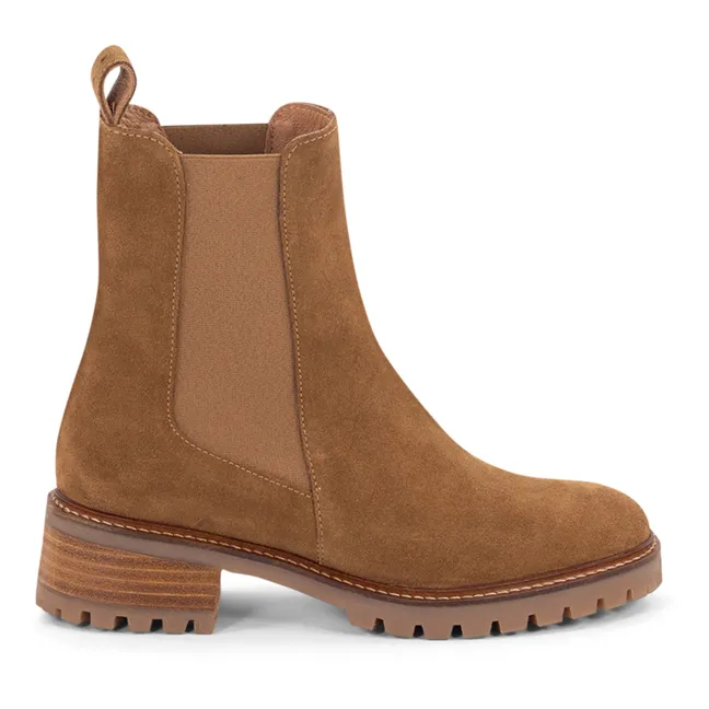 Ainwick Suede Leather Chelsea Boots | Camel