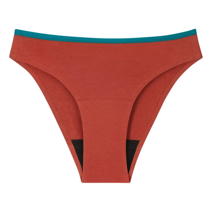 Braguitas Menstruales Algodón Ecológico - Flujo Medio | Terracotta- Imagen del producto n°0