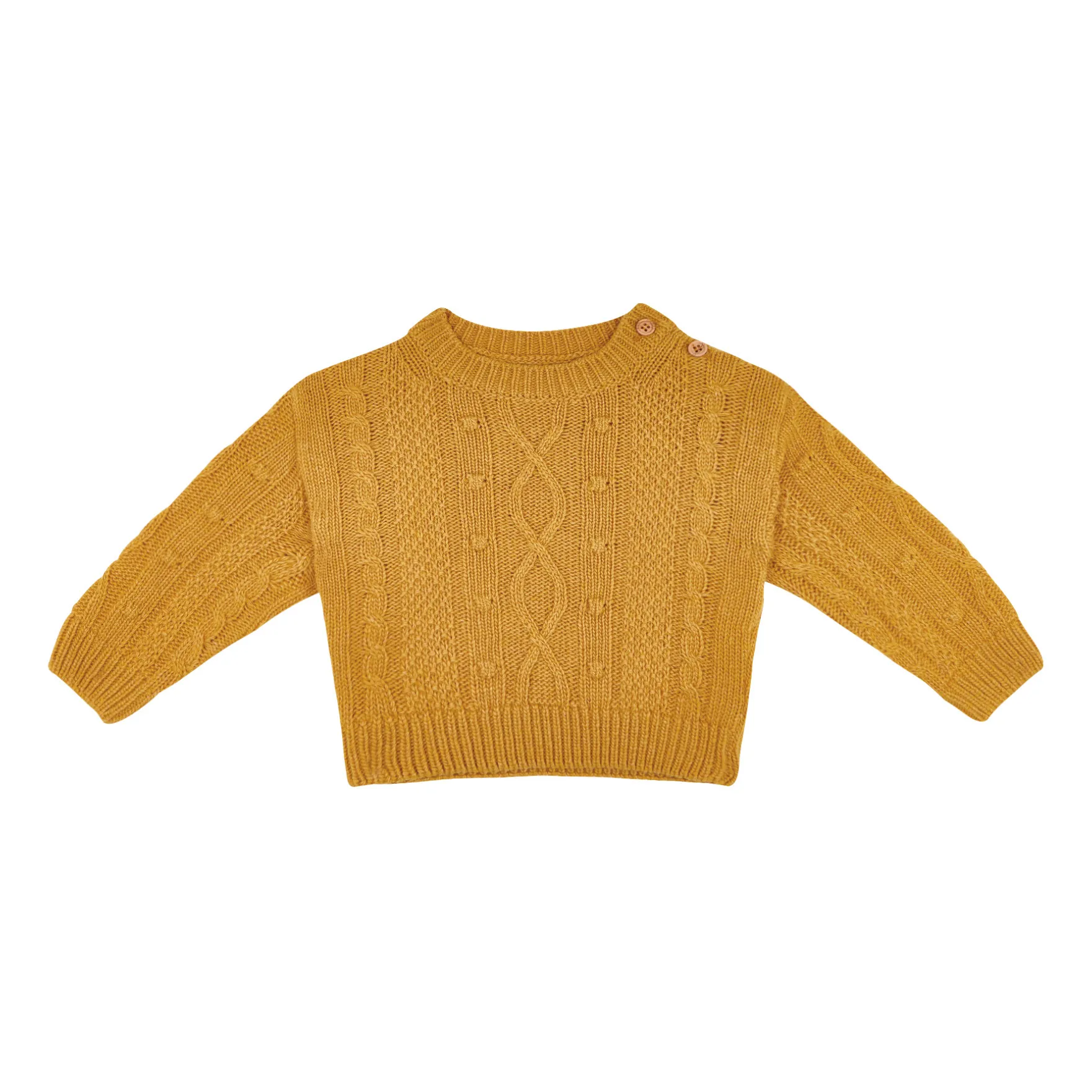 The New Society Mustard Lourdes Baby Jumper