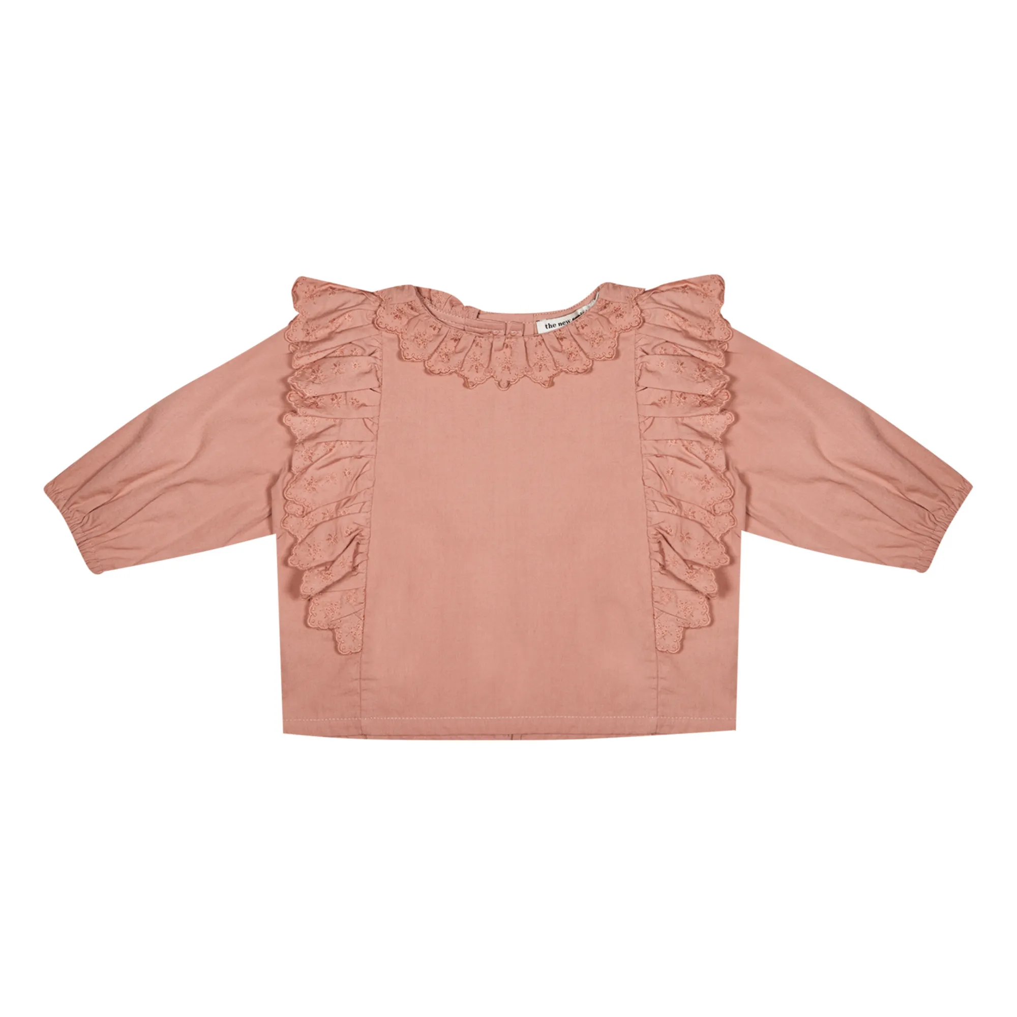 The New Society Dusty Pink Manon Cotton Blouse