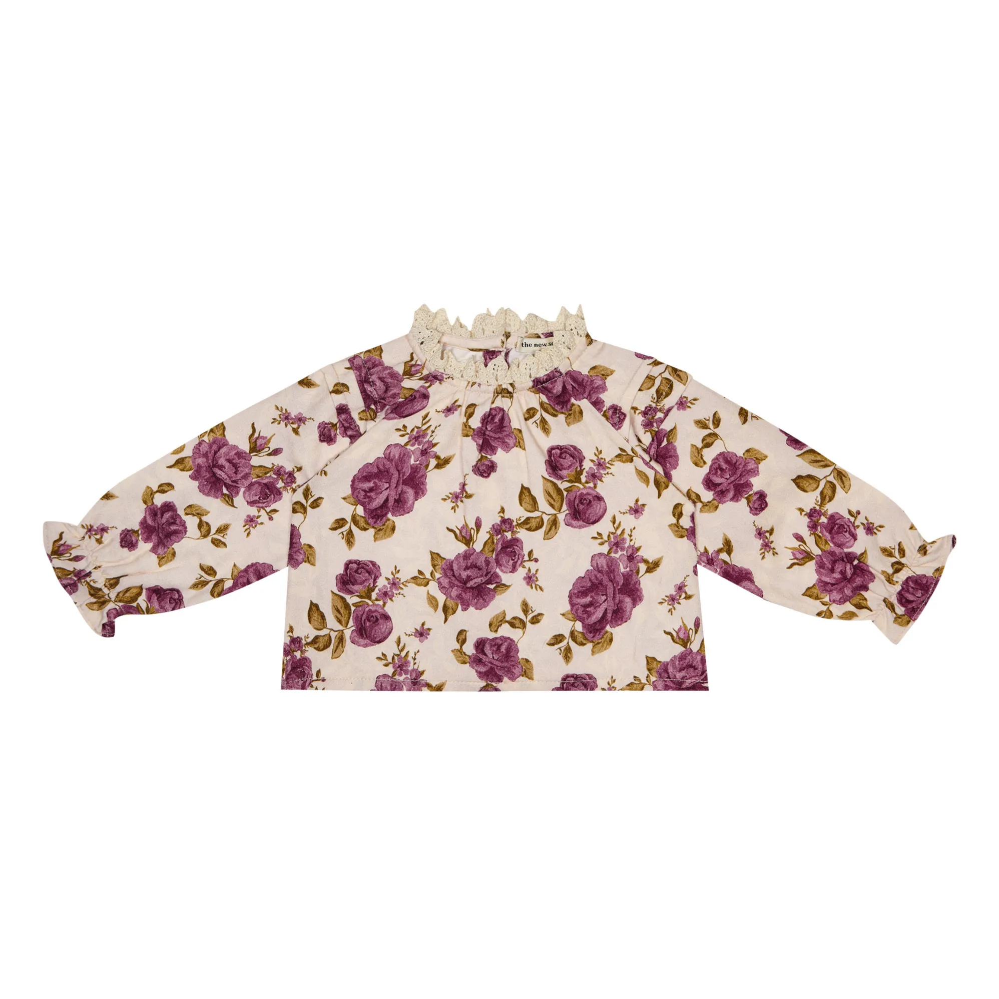 The New Society Ecru Agustine Organic Cotton Blouse