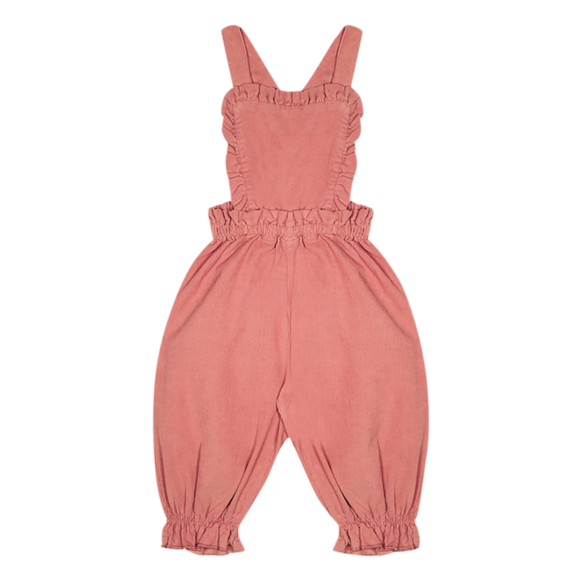 The New Society Pink Felicity Organic Cotton Overalls